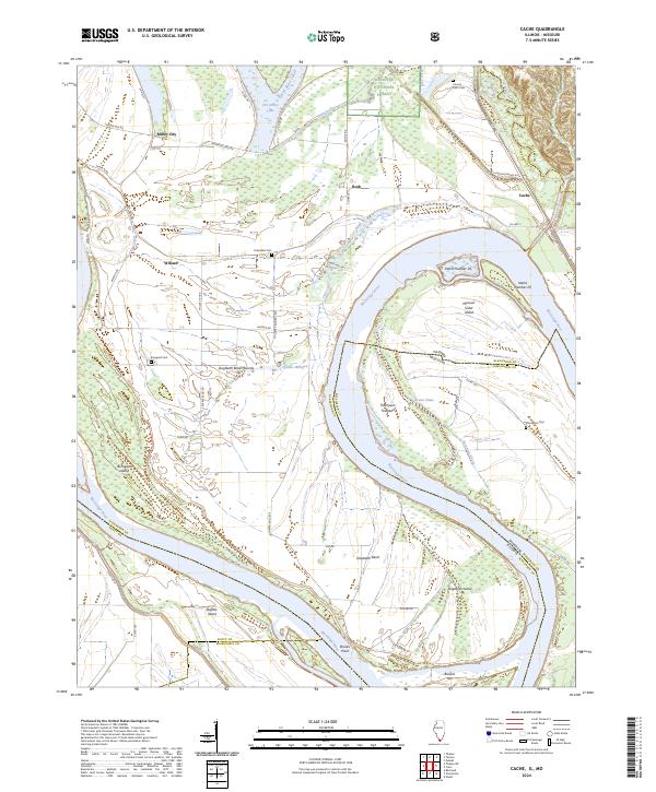 USGS Topographic Map – Cache