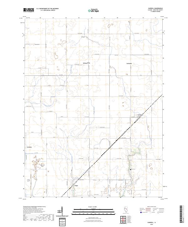 USGS Topographic Map – Cadwell