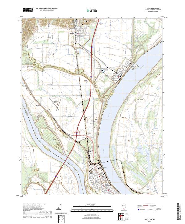 USGS Topographic Map – Cairo