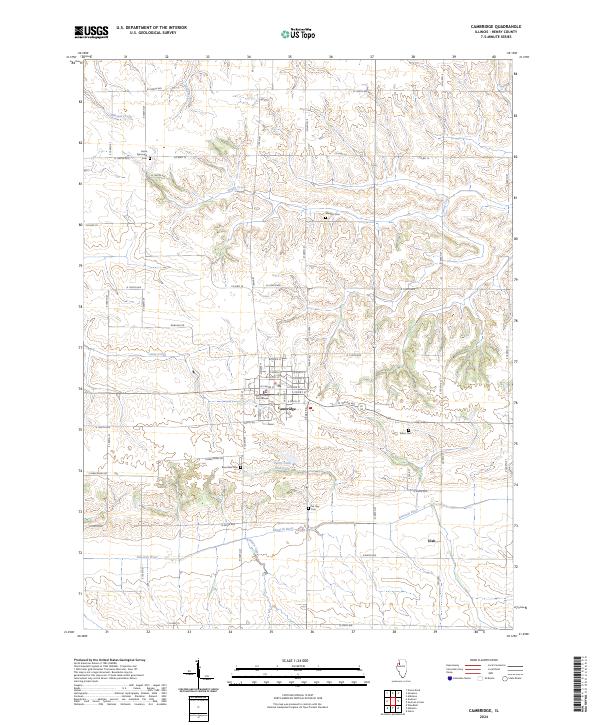 USGS Topographic Map – Cambridge