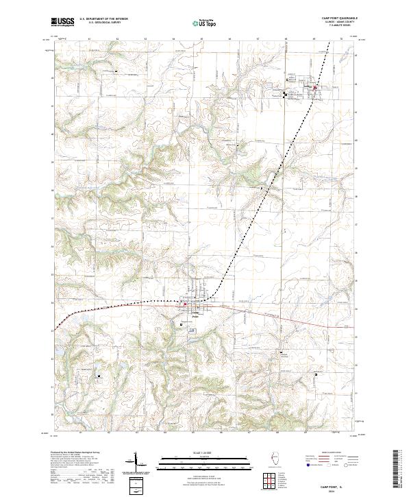USGS Topographic Map – Camp Point