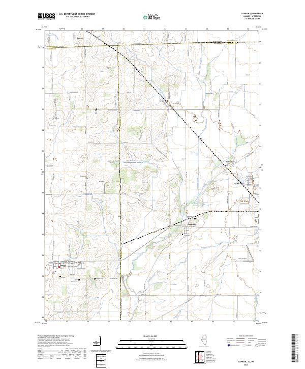 USGS Topographic Map – Capron