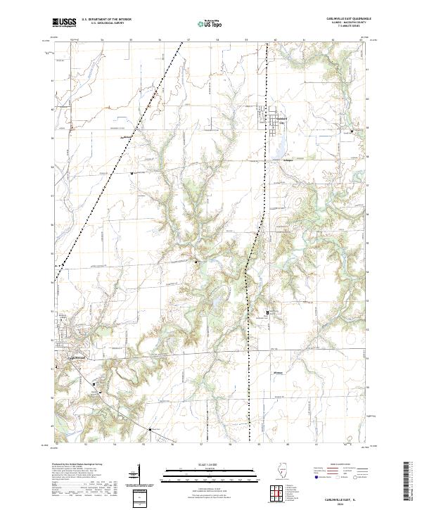 USGS Topographic Map – Carlinville East