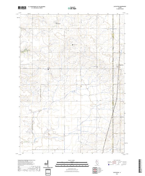 USGS Topographic Map – Castleton
