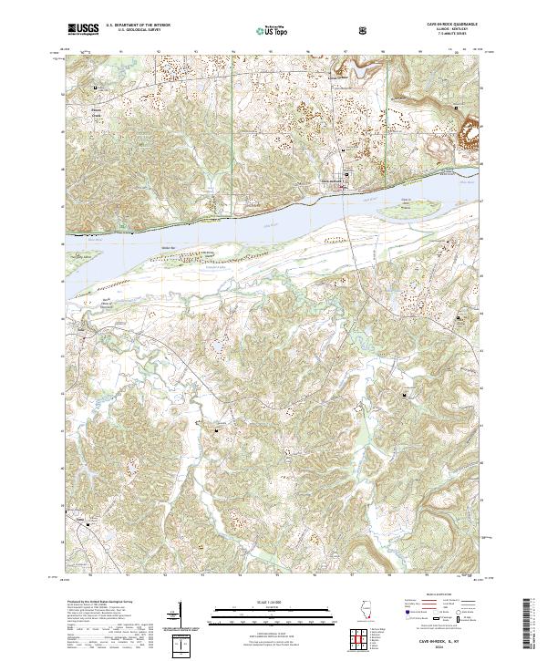 USGS Topographic Map – Cave-in-Rock