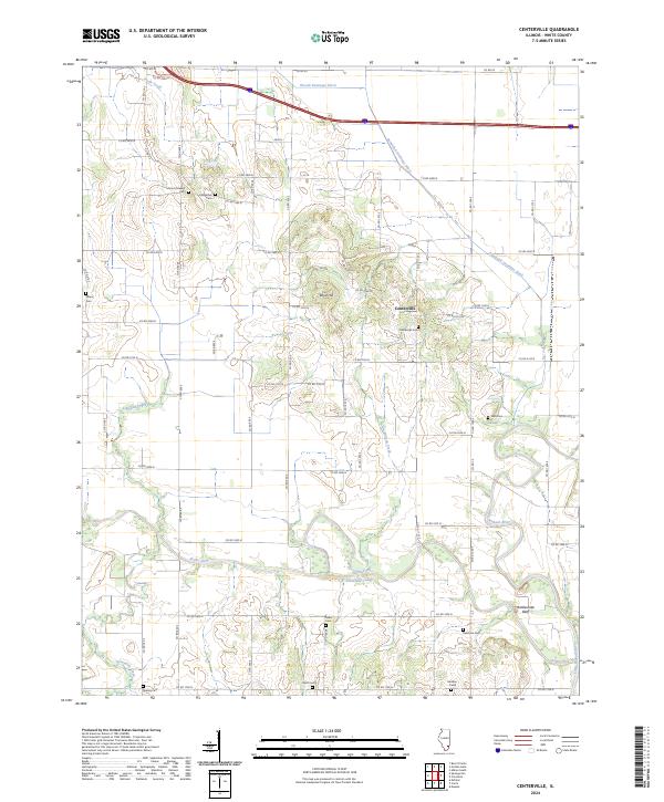 USGS Topographic Map – Centerville