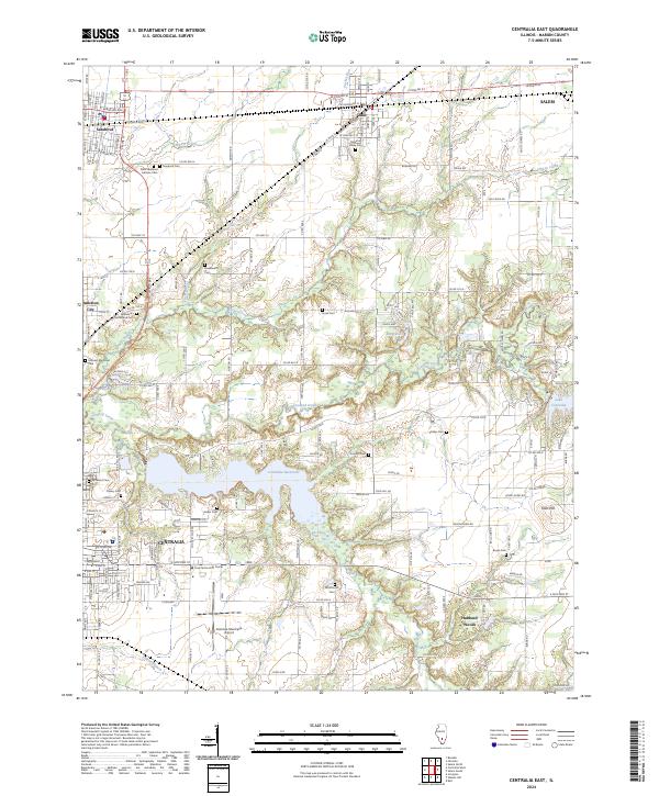 USGS Topographic Map – Centralia East