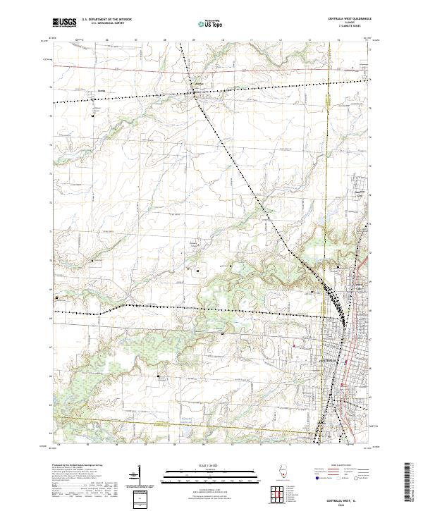 USGS Topographic Map – Centralia West