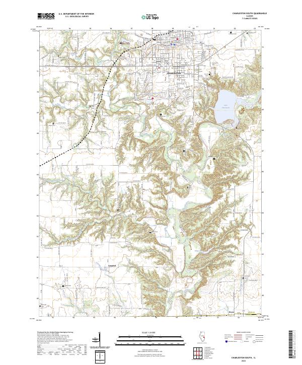 USGS Topographic Map – Charleston South