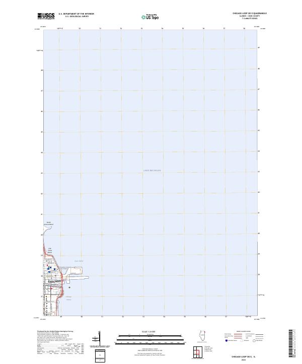 USGS Topographic Map – Chicago Loop OE E