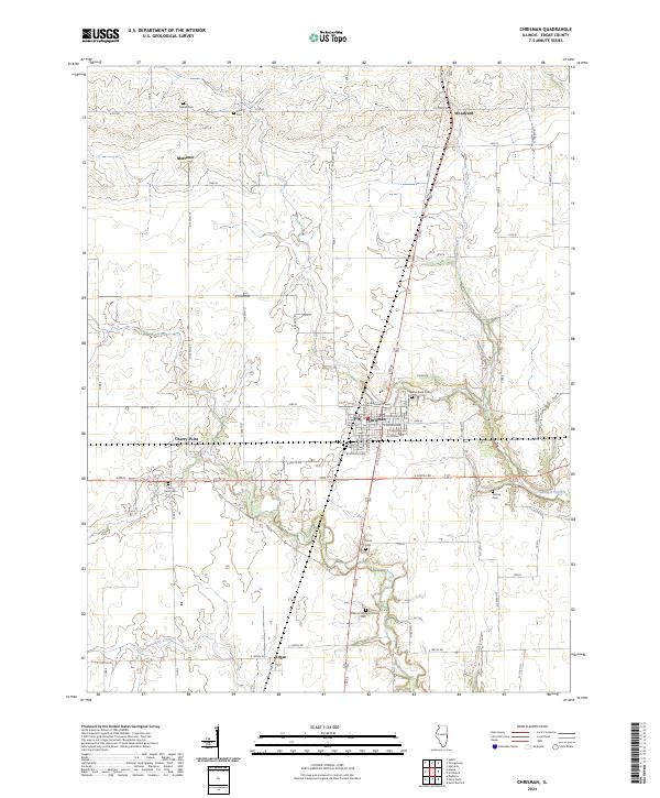 USGS Topographic Map – Chrisman