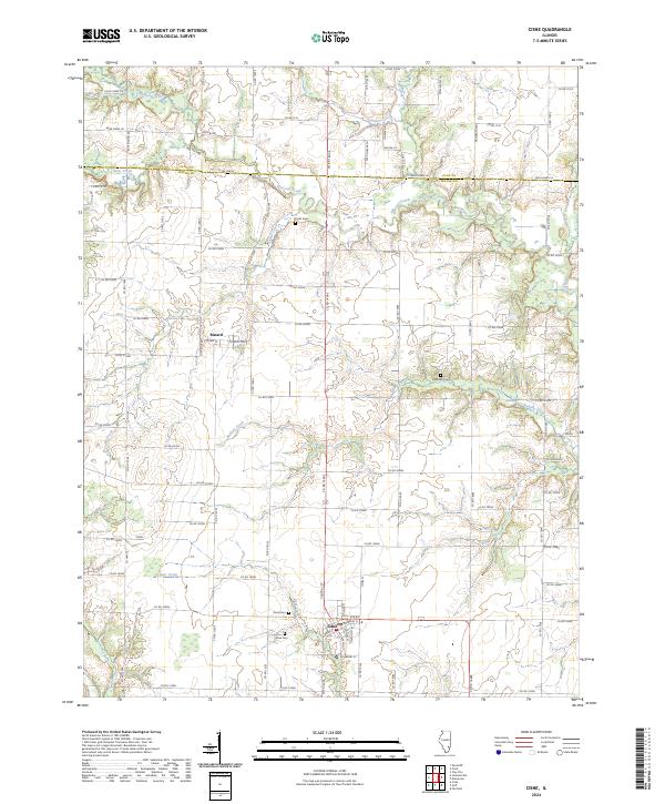USGS Topographic Map – Cisne