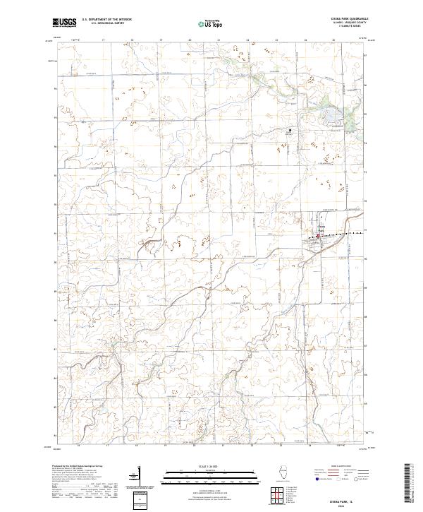 USGS Topographic Map – Cissna Park