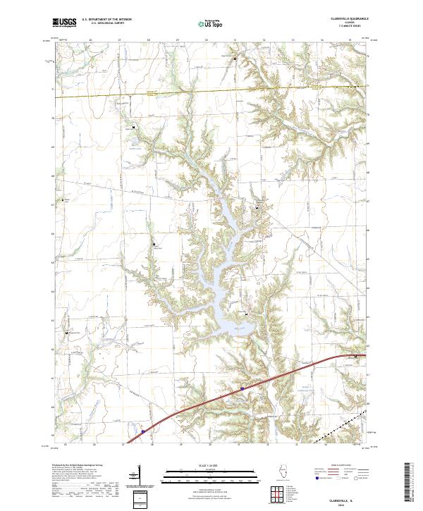 USGS Topographic Map – Clarksville