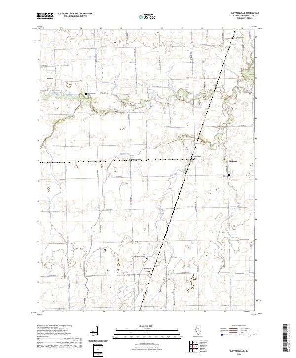 USGS Topographic Map – Claytonville