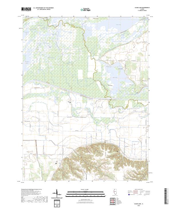 USGS Topographic Map – Clear Lake