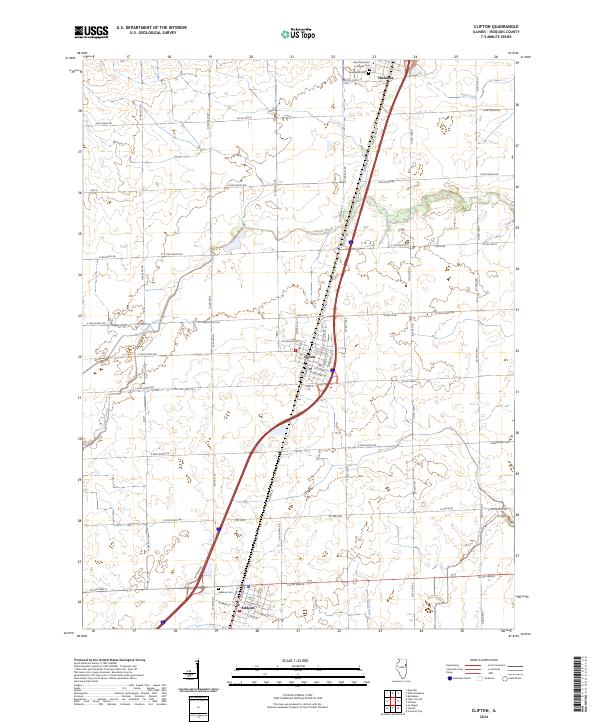 USGS Topographic Map – Clifton