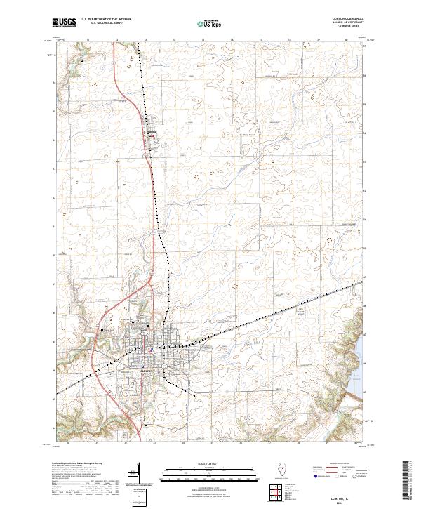USGS Topographic Map – Clinton