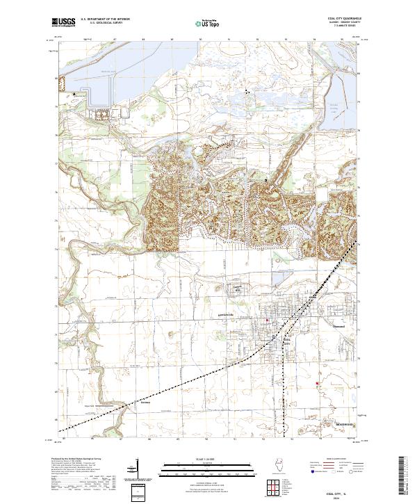 USGS Topographic Map – Coal City