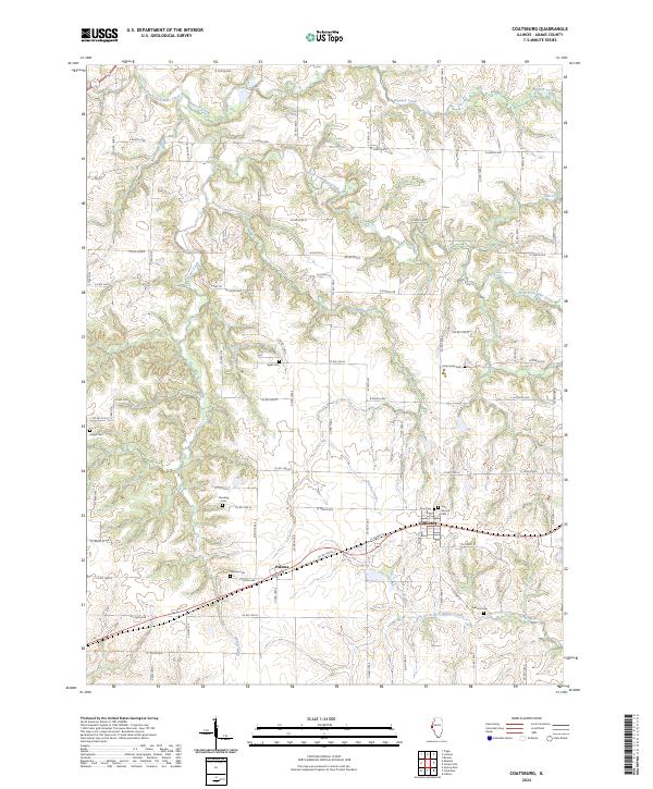 USGS Topographic Map – Coatsburg