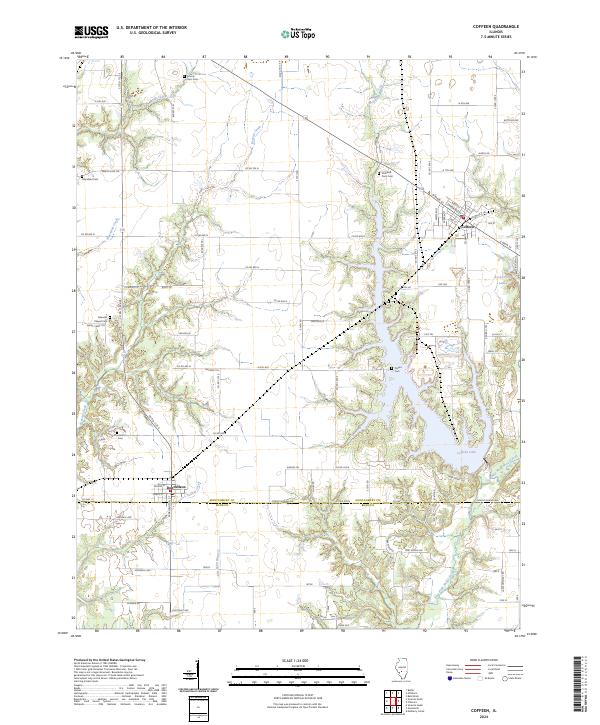 USGS Topographic Map – Coffeen