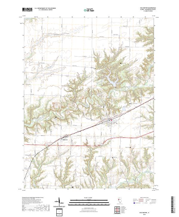 USGS Topographic Map – Colchester