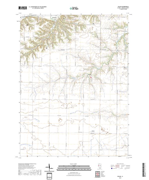 USGS Topographic Map – Colusa