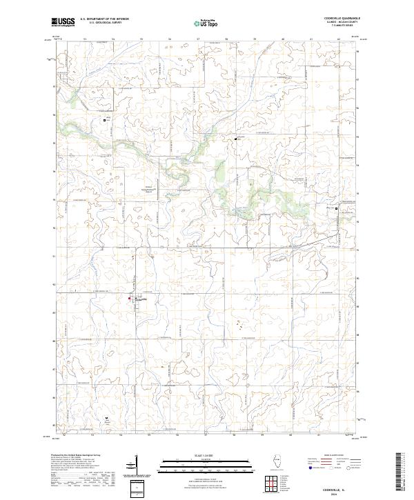 USGS Topographic Map – Cooksville