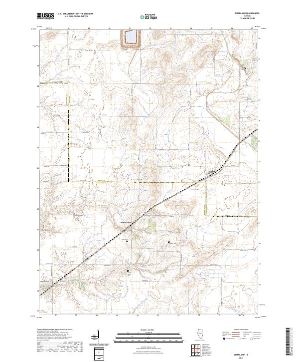 USGS Topographic Map – Cornland