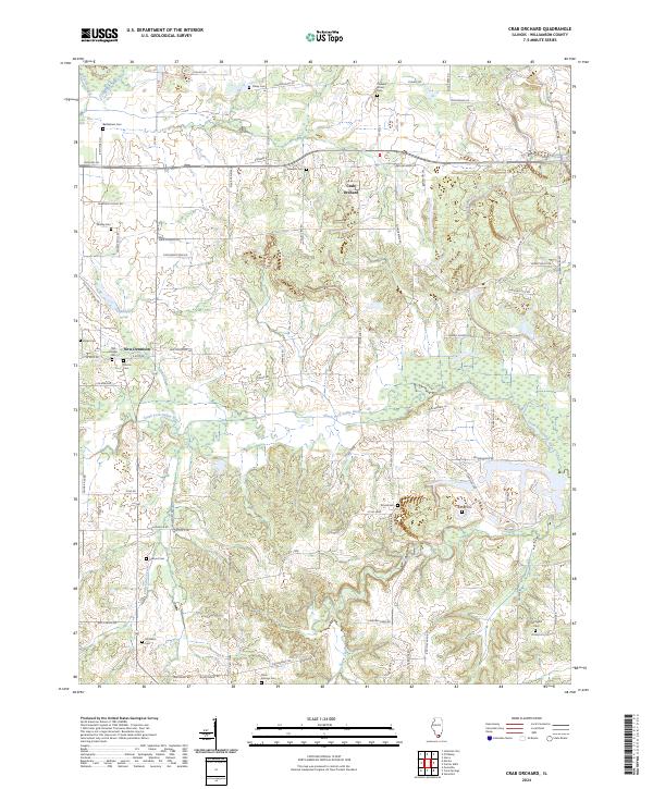 USGS Topographic Map – Crab Orchard