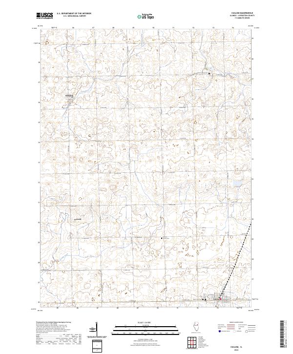 USGS Topographic Map – Cullom