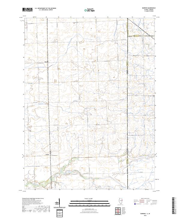 USGS Topographic Map – Darrow