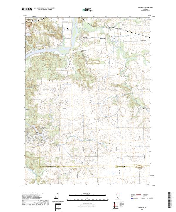 USGS Topographic Map – Daysville