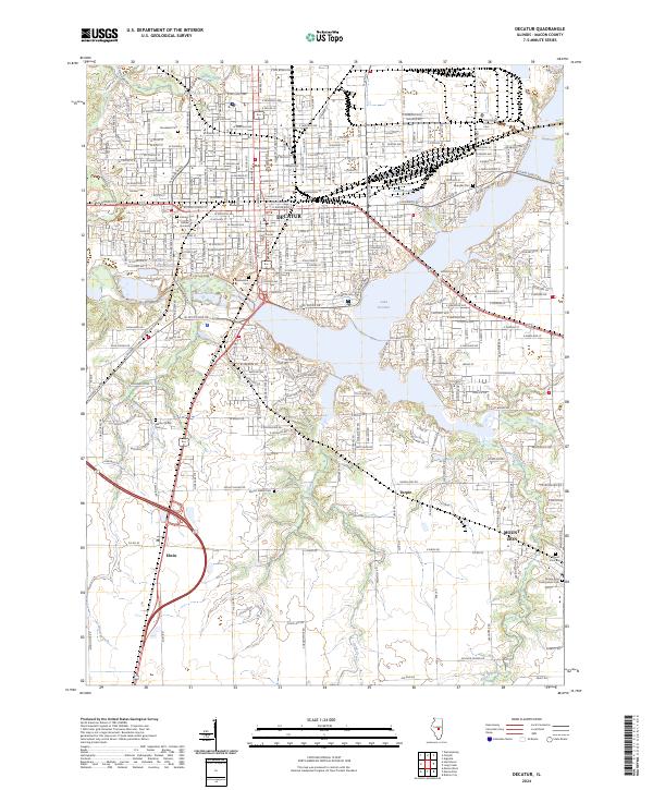 USGS Topographic Map – Decatur