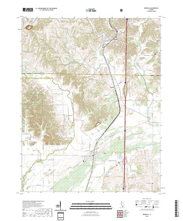 USGS Topographic Map – Dongola