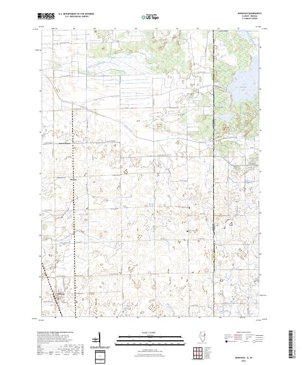 USGS Topographic Map – Donovan