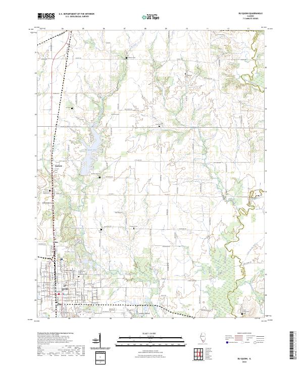 USGS Topographic Map – Du Quoin