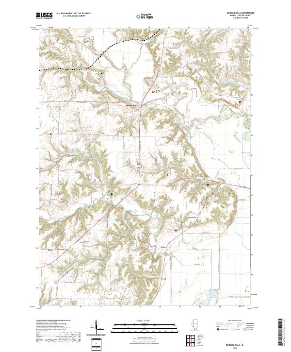 USGS Topographic Map – Duncan Mills