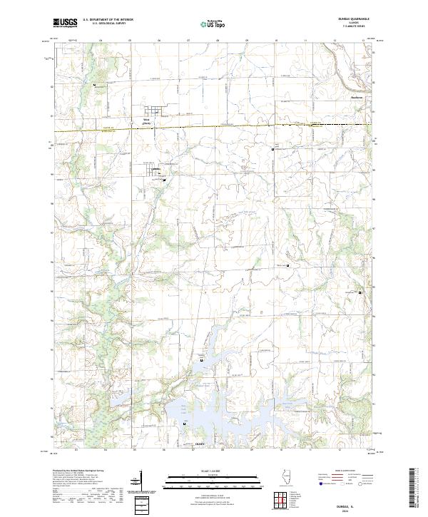 USGS Topographic Map – Dundas