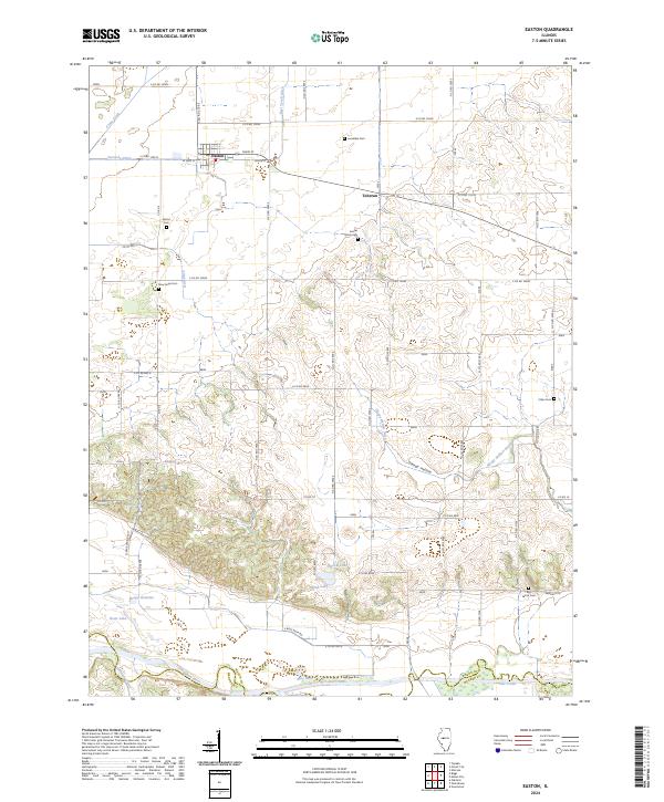 USGS Topographic Map – Easton