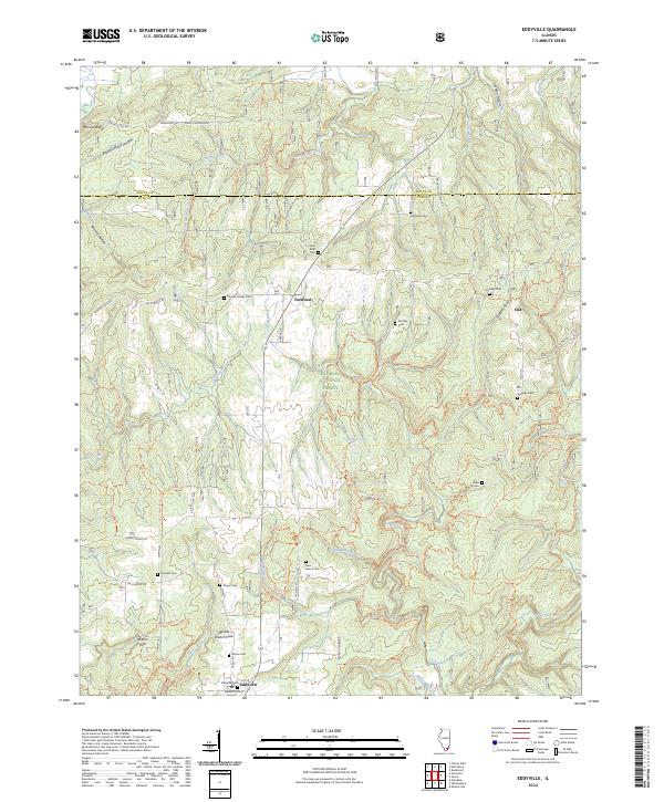 USGS Topographic Map – Eddyville