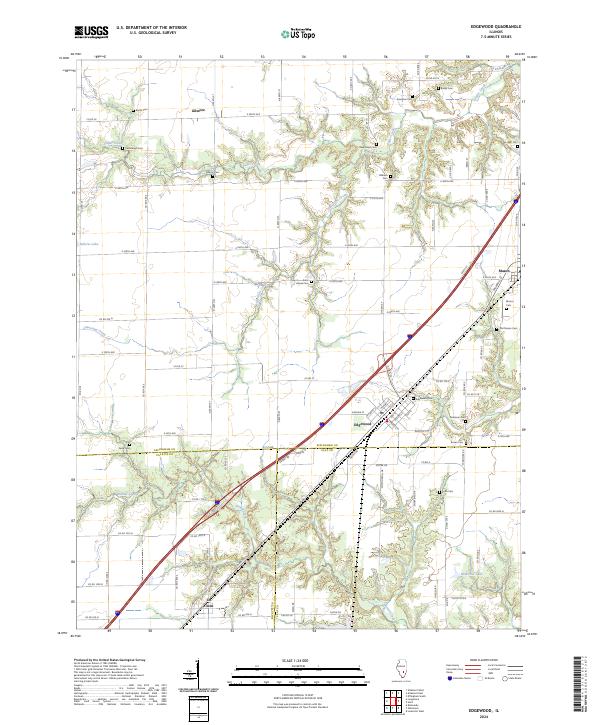 USGS Topographic Map – Edgewood