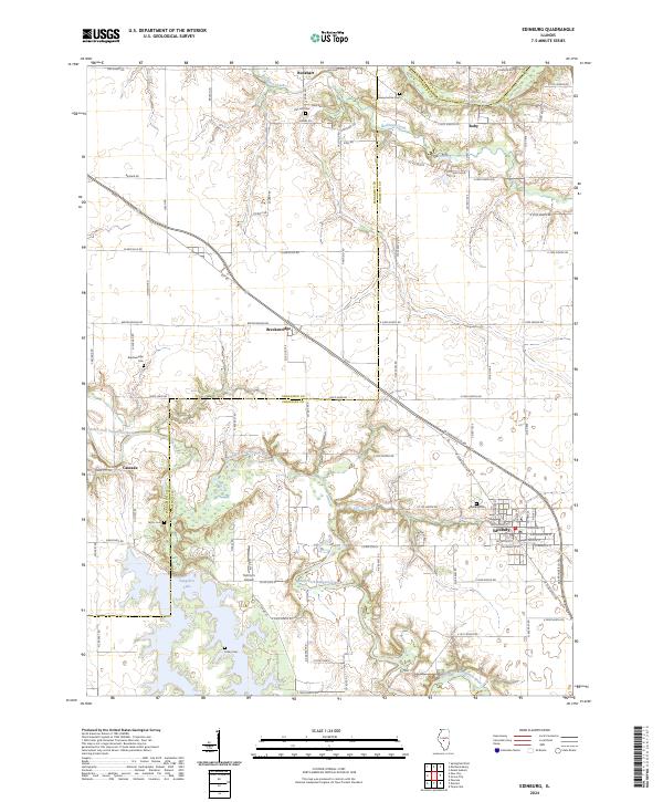 USGS Topographic Map – Edinburg
