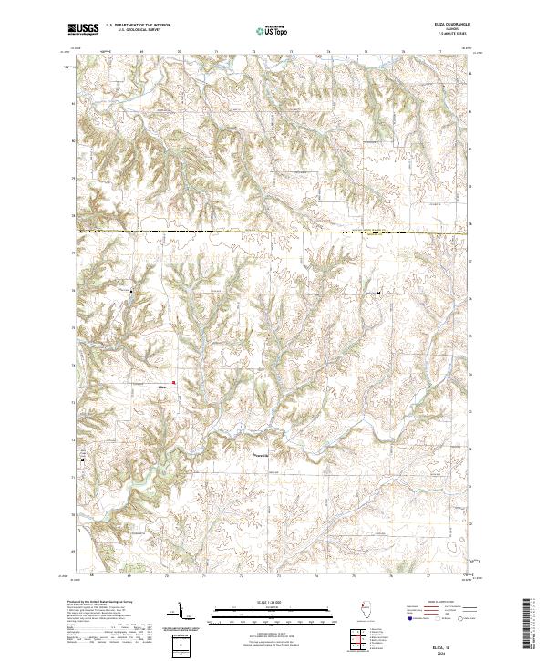 USGS Topographic Map – Eliza