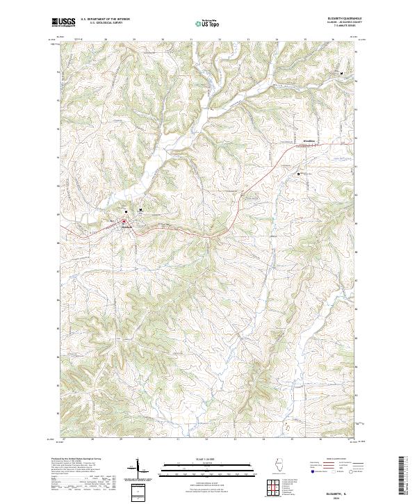 USGS Topographic Map – Elizabeth