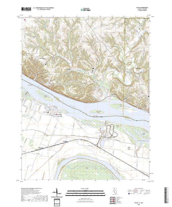 USGS Topographic Map – Elsah