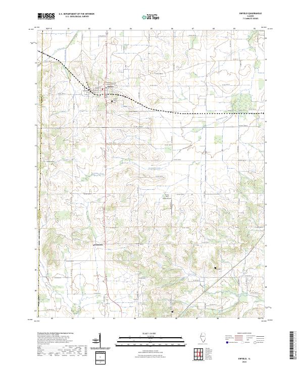 USGS Topographic Map – Enfield