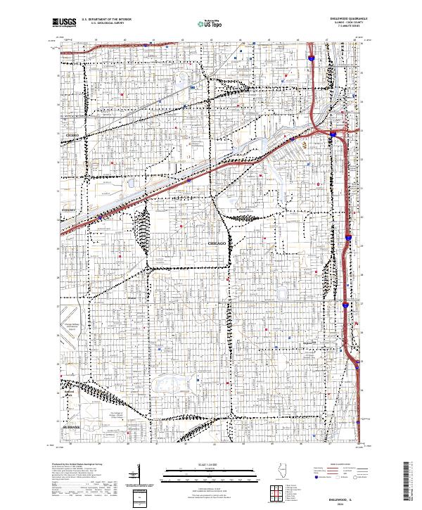 USGS Topographic Map – Englewood