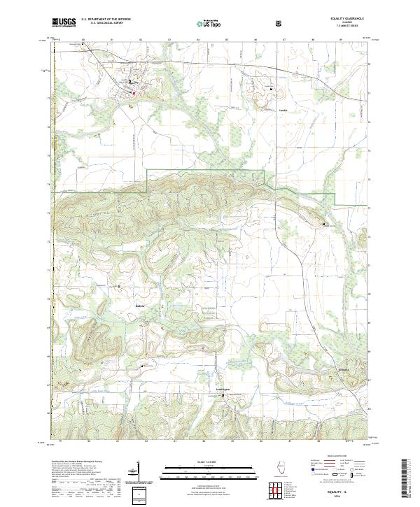 USGS Topographic Map – Equality