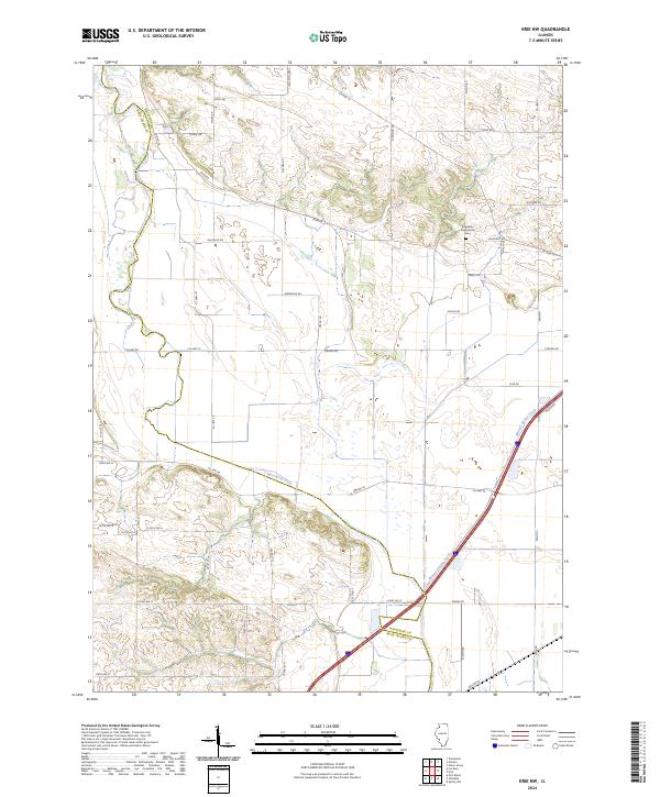 USGS Topographic Map – Erie NW